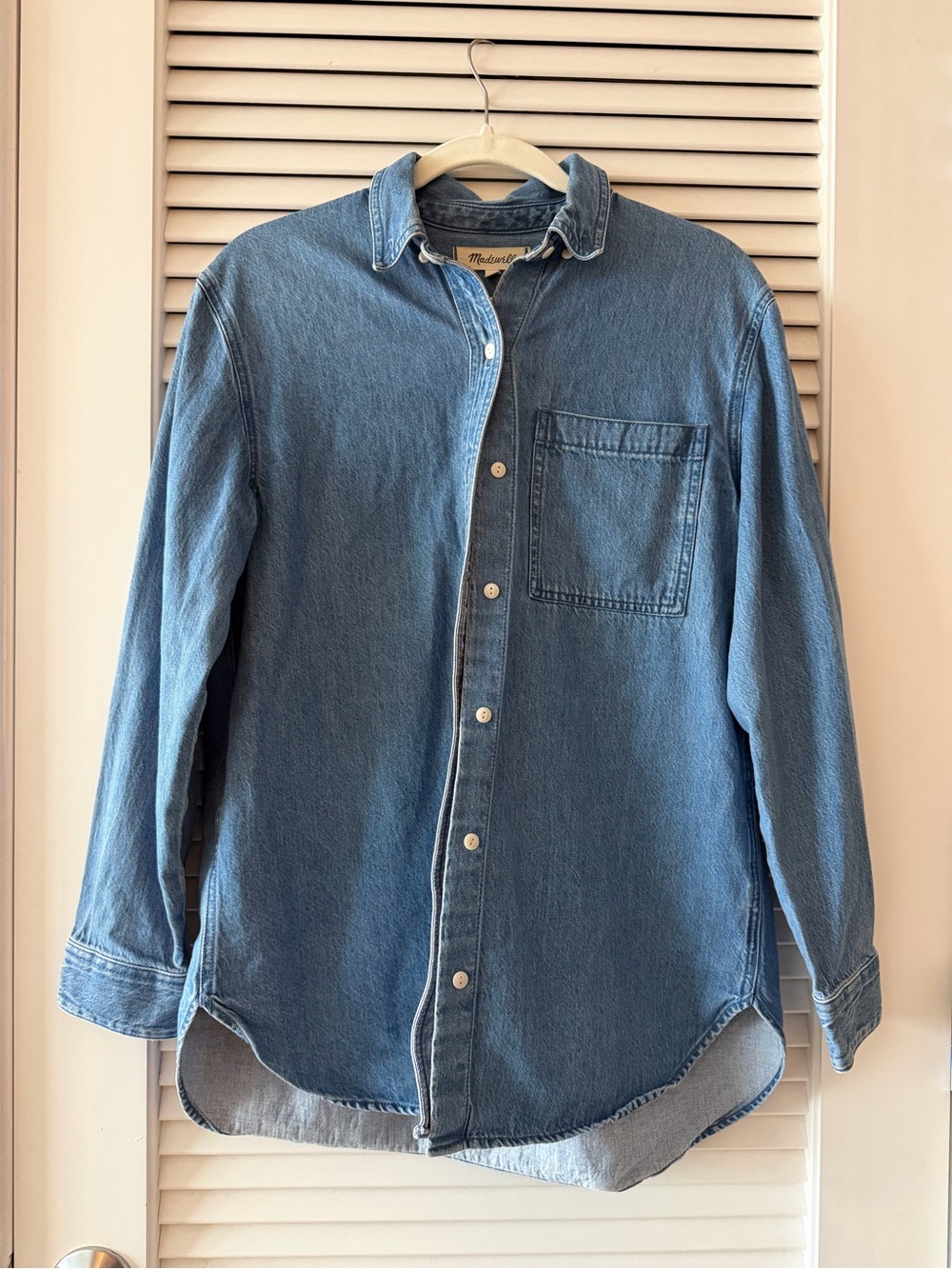 Madewell Light Blue Denim Button-Down Shirt - Men's